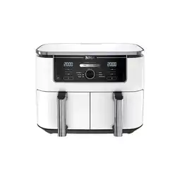 Netto Marken-Discount Ninja AF400EUWH MAX Foodi Dual Zone Heißluftfritteu weiß Angebot