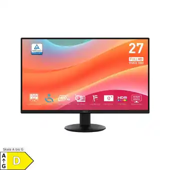 Netto Marken-Discount MSI 27 Zoll Monitor TFT PRO MP272LNT Angebot