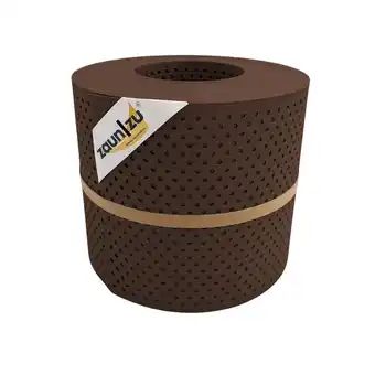 Netto Marken-Discount zaun zu Sichtschutz Rille Gelocht 15 Prozent PP Streifen Braun 26m Angebot