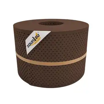 Netto Marken-Discount zaun zu Sichtschutz Rille Gelocht 15 Prozent PP Streifen Braun 50m Angebot