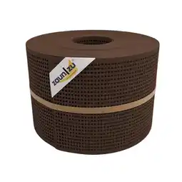 Netto Marken-Discount zaun zu Sichtschutz Rille Gelocht 30 Prozent PP Streifen Braun 50m Angebot
