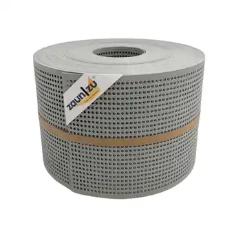 Netto Marken-Discount zaun zu Sichtschutz Rille Gelocht 30 Prozent PP Streifen Steingrau 50m Angebot