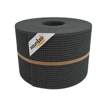 Netto Marken-Discount zaun zu Sichtschutz Rille Gelocht 30 Prozent PP Streifen Anthrazit 50m Angebot