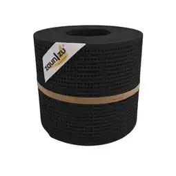 Netto Marken-Discount zaun zu Sichtschutz Rille Gelocht 30 Prozent PP Streifen Schwarz 26m Angebot