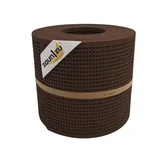 Netto Marken-Discount zaun zu Sichtschutz Rille Gelocht 30 Prozent PP Streifen Braun 26m Angebot
