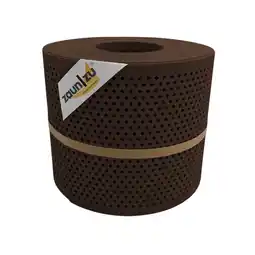 Netto Marken-Discount zaun zu Sichtschutz Premium Gelocht Diamant-Muster für Doppelstabmatten Braun 26m Angebot