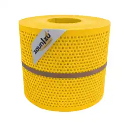 Netto Marken-Discount zaun zu Sichtschutz Gelocht Quadrat Muster für Doppelstabmatten Gelb 26m Angebot
