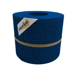 Netto Marken-Discount zaun zu Sichtschutz Premium Gelocht Diamant-Muster für Doppelstabmatten Enzianblau 26m Angebot
