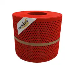Netto Marken-Discount zaun zu Sichtschutz Premium Gelocht Diamant-Muster für Doppelstabmatten Rot 26m Angebot