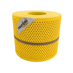 Netto Marken-Discount zaun zu Sichtschutz Premium Gelocht Diamant-Muster für Doppelstabmatten Gelb 26m Angebot