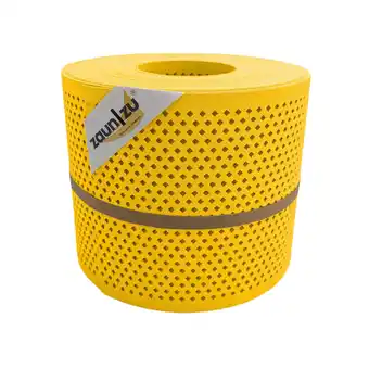 Netto Marken-Discount zaun zu Sichtschutz Premium Gelocht Diamant-Muster für Doppelstabmatten Gelb 26m Angebot