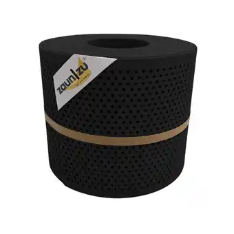 Netto Marken-Discount zaun zu Sichtschutz Premium Gelocht Diamant-Muster für Doppelstabmatten Schwarz 26m Angebot