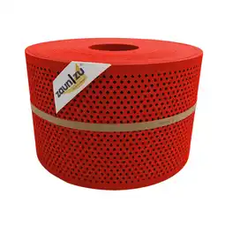 Netto Marken-Discount zaun zu Sichtschutz Premium Gelocht Diamant-Muster für Doppelstabmatten Rot 50m Angebot