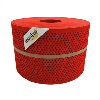 Netto Marken-Discount zaun zu Sichtschutz Premium Gelocht Diamant-Muster für Doppelstabmatten Rot 50m Angebot