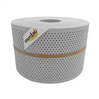 Netto Marken-Discount zaun zu Sichtschutz Premium Gelocht Diamant-Muster für Doppelstabmatten Lichtgrau 50m Angebot