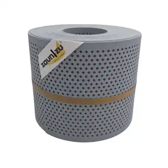 Netto Marken-Discount zaun zu Sichtschutz Premium Gelocht Diamant-Muster für Doppelstabmatten Fenstergrau 26m Angebot