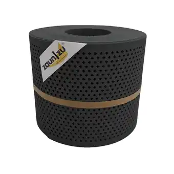 Netto Marken-Discount zaun zu Sichtschutz Premium Gelocht Diamant-Muster für Doppelstabmatten Anthrazit 26m Angebot