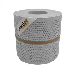 Netto Marken-Discount zaun zu Sichtschutz Rille Gelocht Diamant Muster für Doppelstabmatten Lichtgrau 26m Angebot
