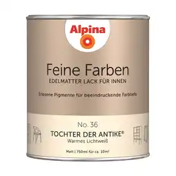 toom Baumarkt Alpina Feine Farben 'Tochter der Antike' weiß-beige matt 750 ml Angebot