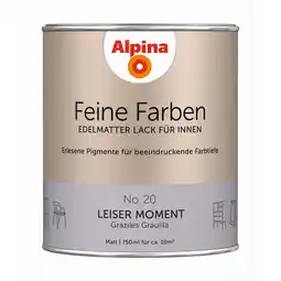 toom Baumarkt Alpina Feine Farben 'Leiser Moment' fliederfarben matt 750 ml Angebot