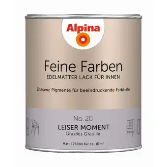 toom Baumarkt Alpina Feine Farben 'Leiser Moment' fliederfarben matt 750 ml Angebot