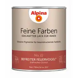 toom Baumarkt Alpina Feine Farben 'Befreiter Feuervogel' rostrot matt 750 ml Angebot