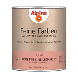 toom Baumarkt Alpina Feine Farben 'Kokette Sinnlichkeit' rosa matt 750 ml Angebot