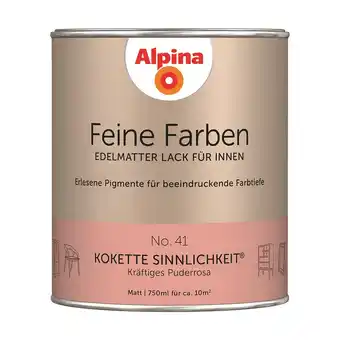 toom Baumarkt Alpina Feine Farben 'Kokette Sinnlichkeit' rosa matt 750 ml Angebot