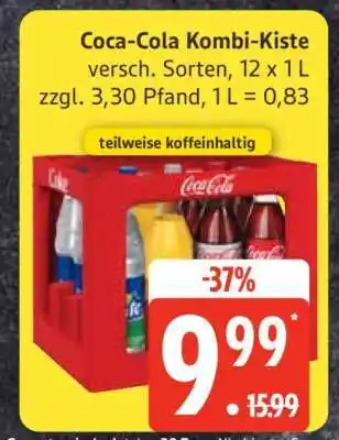 Edeka Coca-Cola Kombi-Kiste Angebot