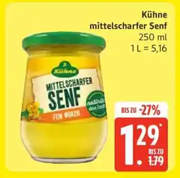 Edeka KÜHNE Mittelscharfer Senf Angebot