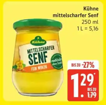 Edeka KÜHNE Mittelscharfer Senf Angebot