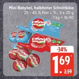 Edeka Mini Babybel, halbfester Schnittkäse Angebot
