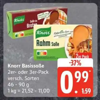 Edeka KNORR Basissauce Angebot