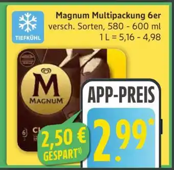Edeka Magnum Multipackung 6er Angebot