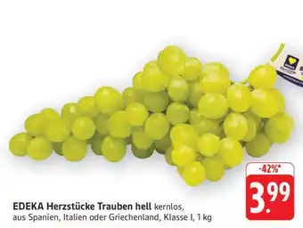 Edeka EDEKA Herzstücke Trauben hell Angebot
