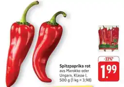 Edeka Spitzpaprika rot Angebot