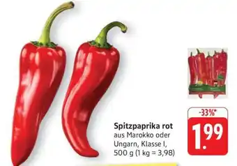Edeka Spitzpaprika rot Angebot