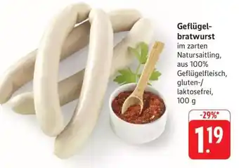 Edeka Geflügelbratwurst Angebot