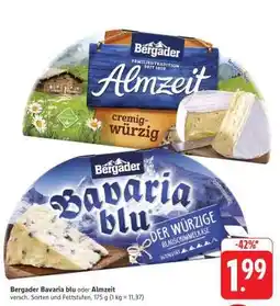 Edeka BERGADER Bavaria Blu oder Almzeit Angebot