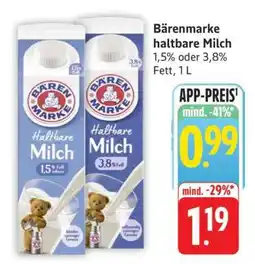 Edeka BÄRENMARKE Haltbare Milch Angebot