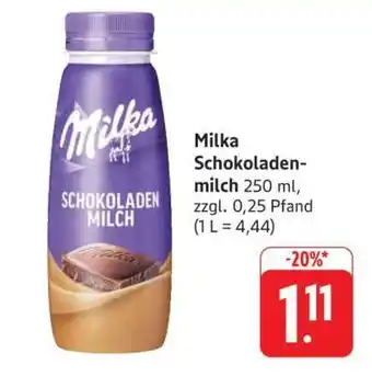 Edeka Milka Schokoladenmilch Angebot