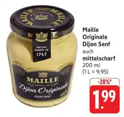 Edeka Maille Originale Dijon Senf Angebot