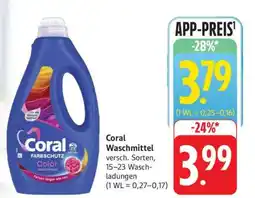 Edeka Coral Waschmittel Angebot