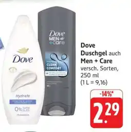 Edeka Dove Duschgel auch Men + Care Angebot