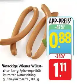 Edeka Knackige Wiener Würstchen lang Angebot