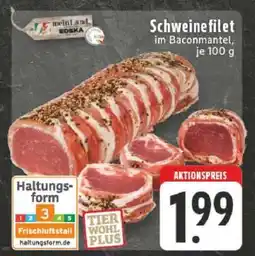 Edeka Schweinefilet im Baconmantel Angebot