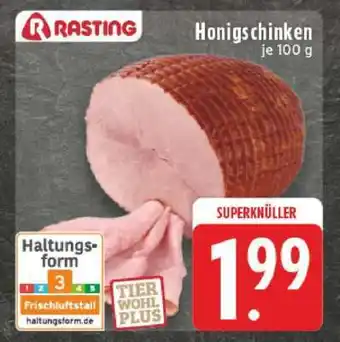 Edeka Rasting Honigschinken Angebot