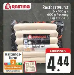 Edeka Rasting Rostbratwurst Angebot
