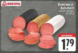 Edeka Rasting Dauerwurst-Aufschnitt Angebot