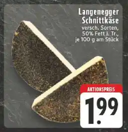 Edeka Langenegger Schnittkäse Angebot